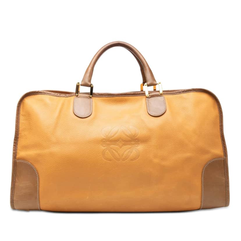 Loewe Bicolor Leather Amazona 50 Yellow Leather Good condition - Front View
