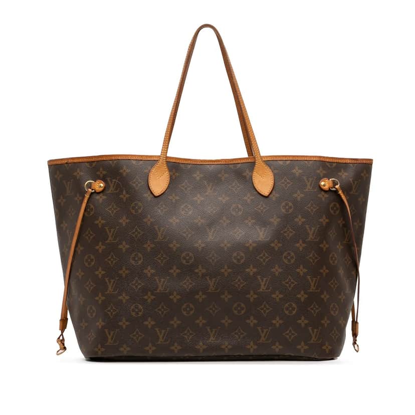 Louis Vuitton Monogram Neverfull GM Brown Very good condition - Front View