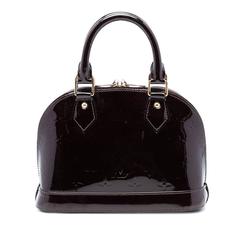 Louis Vuitton Monogram Vernis Alma BB Purple Leather Very good condition - Front View