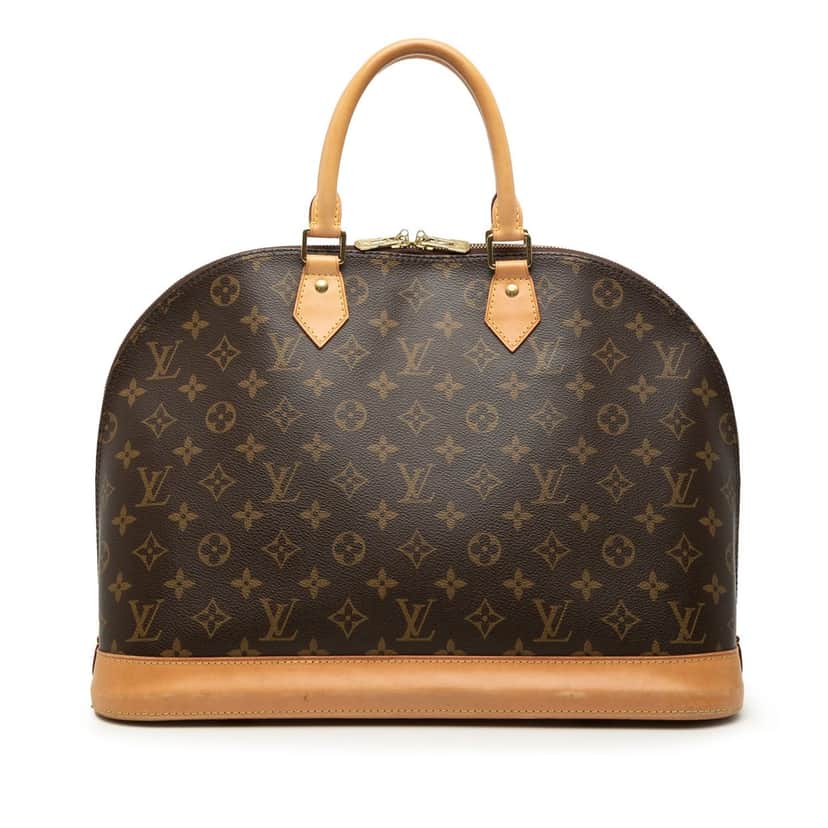 Louis Vuitton Monogram Alma MM Brown Very good condition - Front View