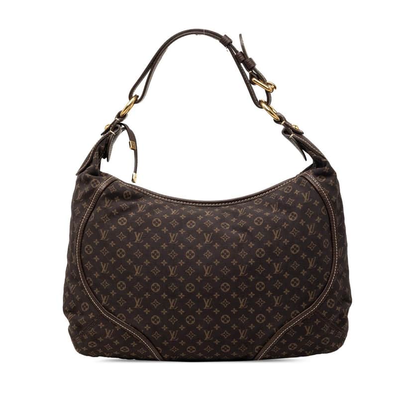 Louis Vuitton Monogram Mini Lin Manon MM Brown Very good condition - Front View