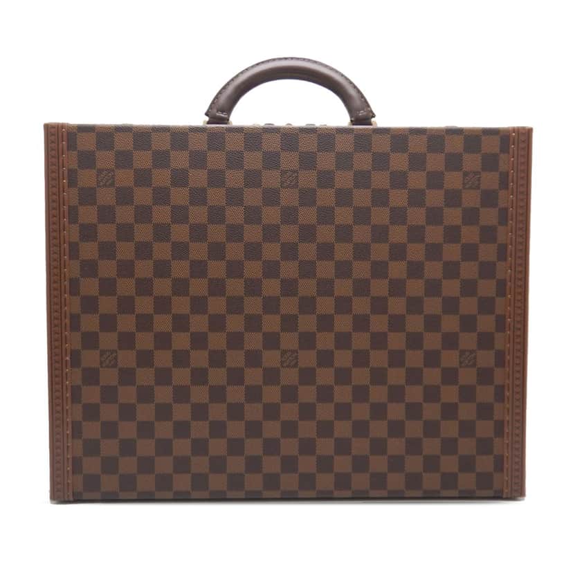 Louis Vuitton Damier Ebene President Classeur Brown Very good condition - Front View