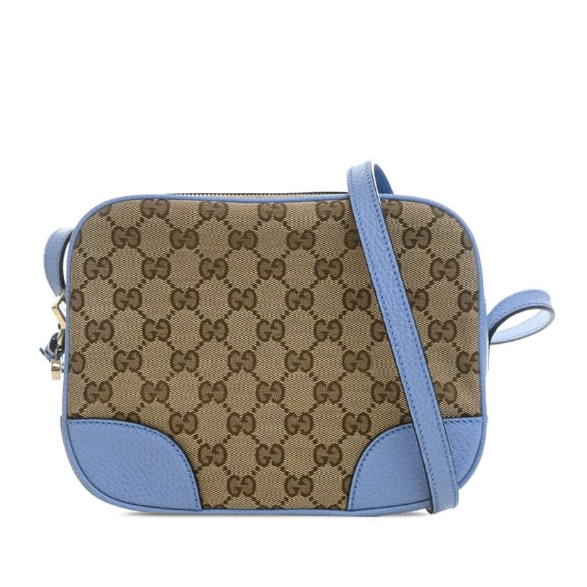 Gucci GG Canvas Bree Crossbody Beige Very good condition - Front View
