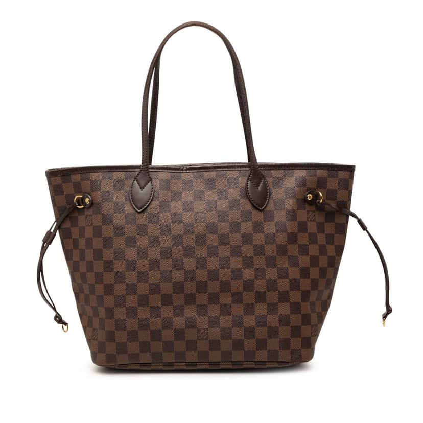 Louis Vuitton Damier Ebene Neverfull MM Brown Very good condition - Front View