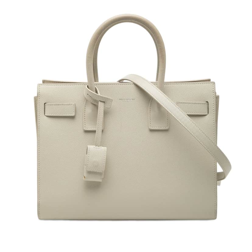 Saint Laurent Baby Grained Calfskin Sac de Jour Satchel Other Leather Very good condition - Front View