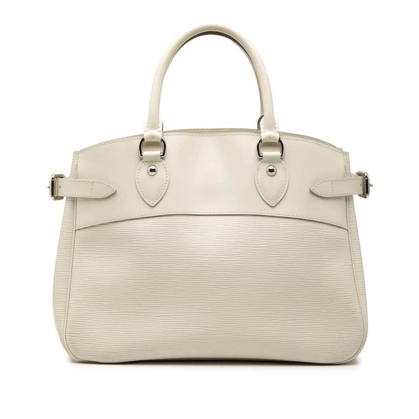Louis Vuitton Epi Passy PM White Leather Very good condition - Front View