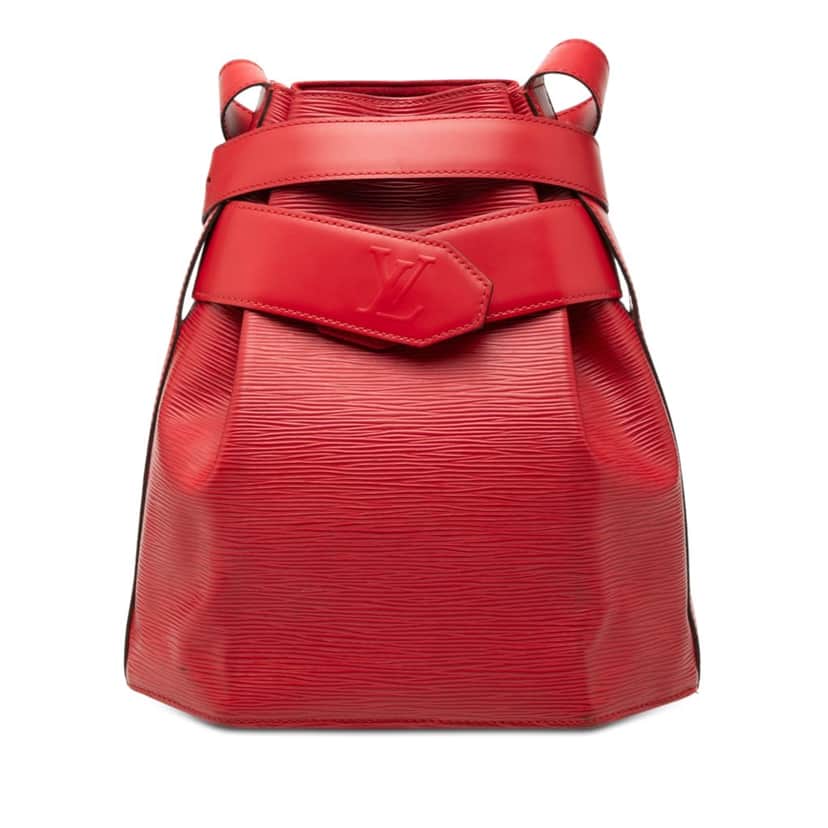 Louis Vuitton Epi Sac D Epaule Red Leather Very good condition - Front View
