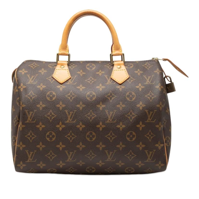 Louis Vuitton Monogram Speedy 30 Brown Good condition - Front View