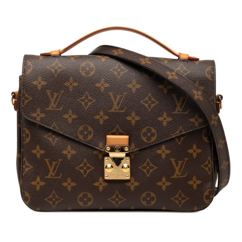 Louis Vuitton Monogram Pochette Metis Brown Very good condition - Front View