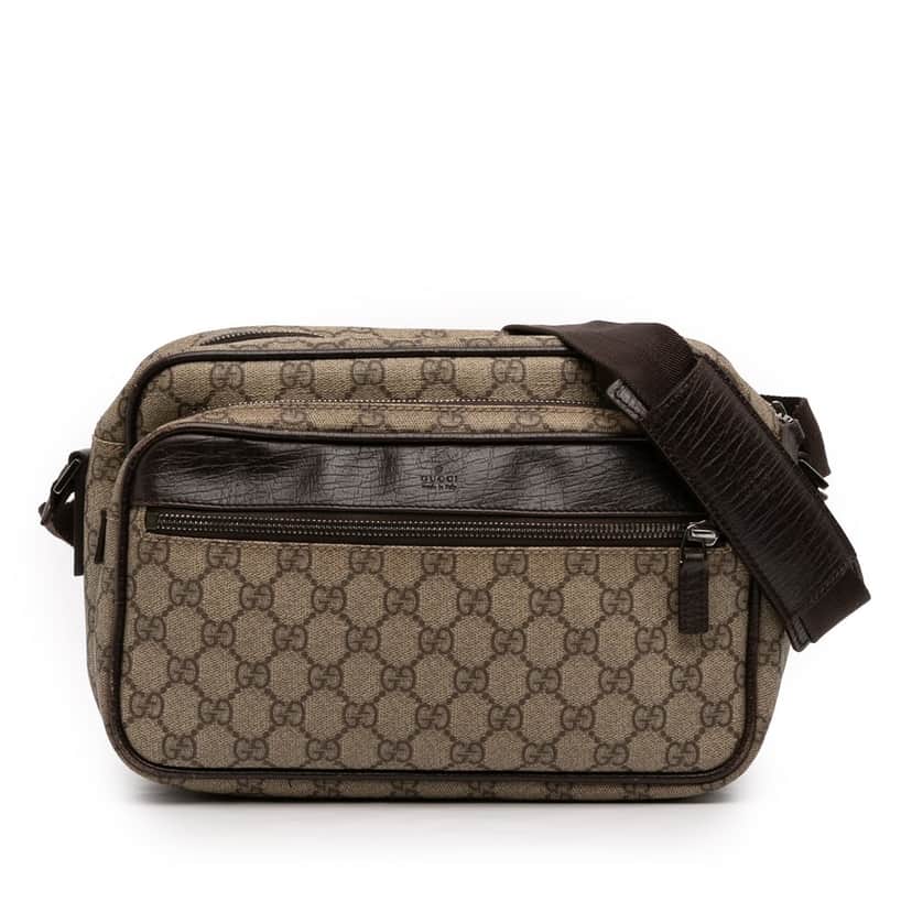 Gucci GG Supreme Crossbody Beige Very good condition - Front View