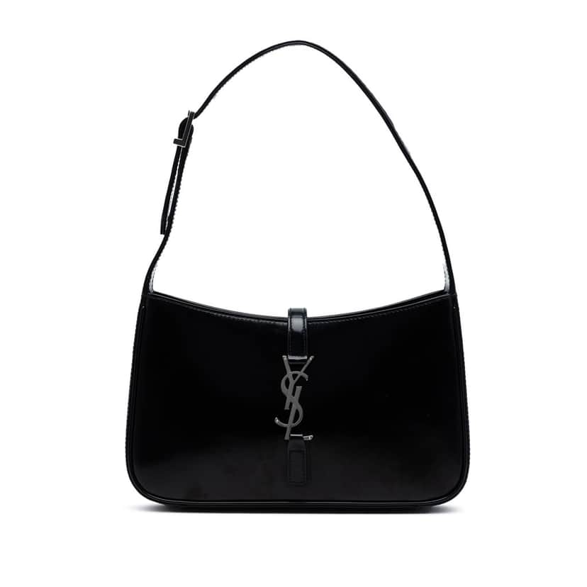 Saint Laurent Smooth Calfskin Le 5 a 7 Black Leather Very good condition - Front View