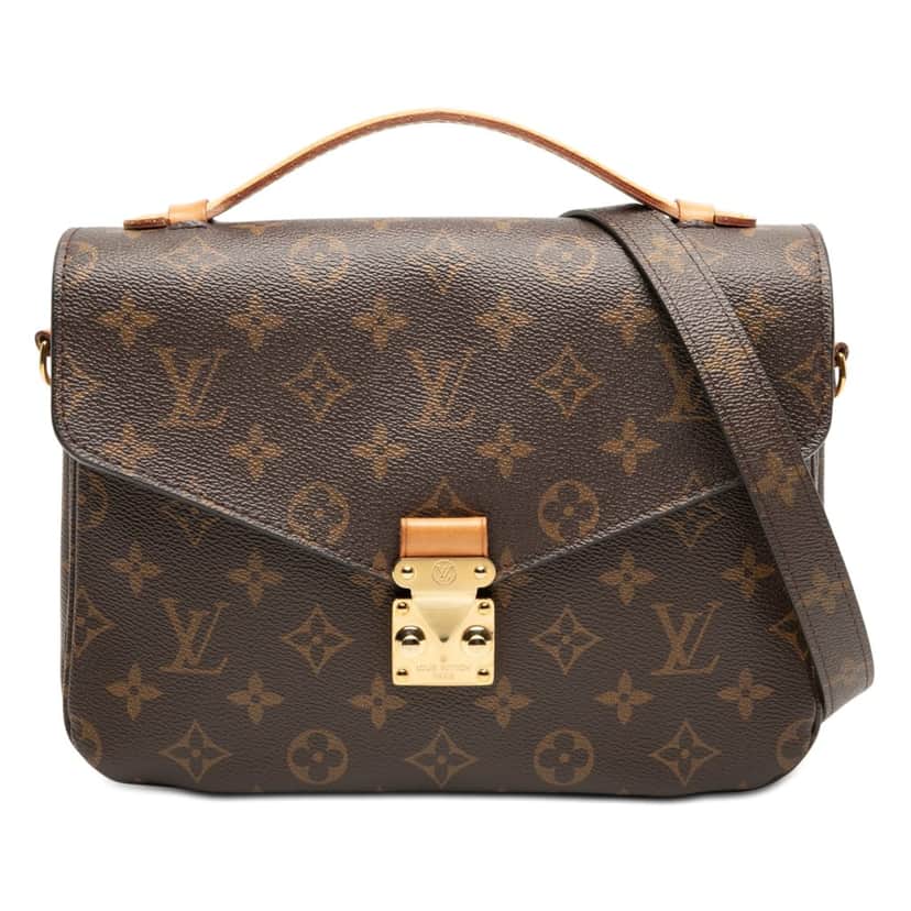 Louis Vuitton Monogram Pochette Metis Brown Very good condition - Front View