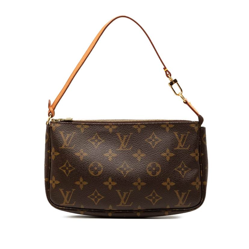 Louis Vuitton Monogram Pochette Accessoires Brown Very good condition - Front View