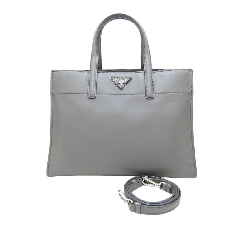 Prada Saffiano Soft Triple Pocket Tote Other Leather Very good condition - Front View