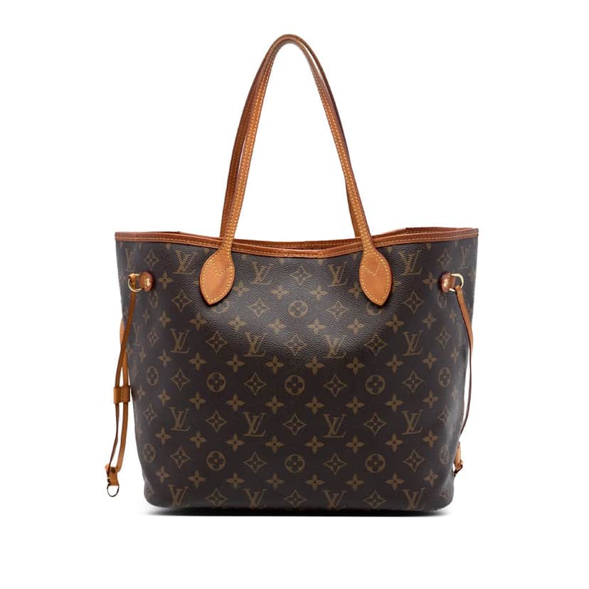 Louis Vuitton Monogram Neverfull MM Brown Very good condition - Front View