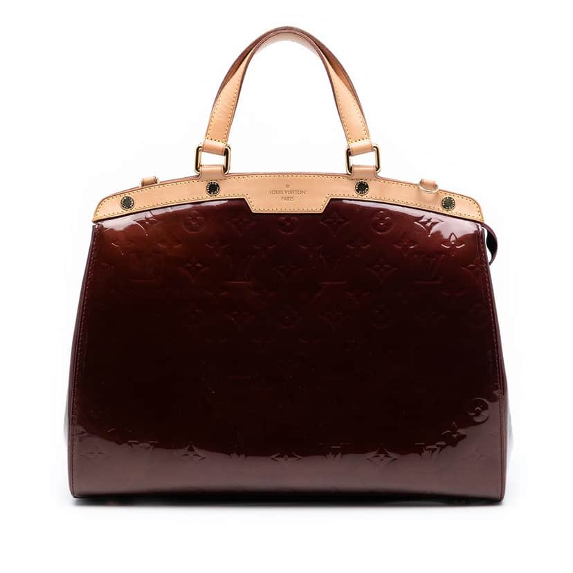 Louis Vuitton Monogram Vernis Brea GM Red Leather Very good condition - Front View