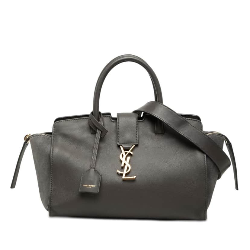 Saint Laurent Baby Leather Monogram Downtown Cabas Satchel Other Leather Very good condition - Front View