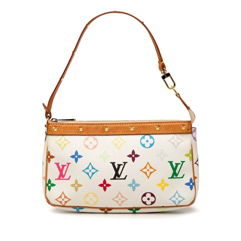 Louis Vuitton Monogram Multicolore Pochette Accessoires White Very good condition - Front View