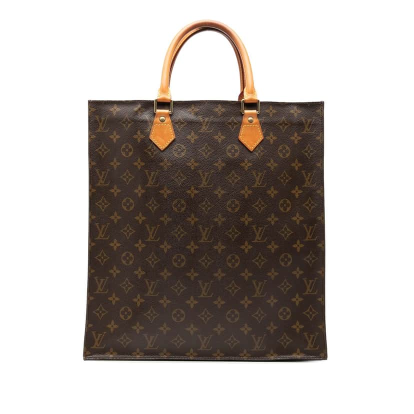 Louis Vuitton Monogram Sac Plat Brown Very good condition - Front View