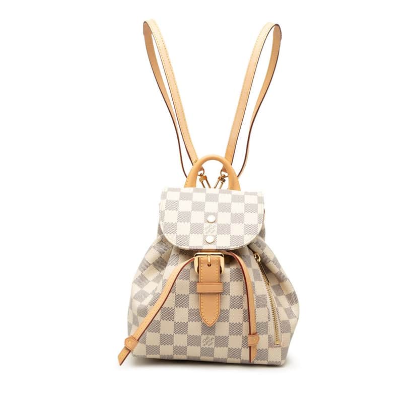 Louis Vuitton Damier Azur Sperone BB White Very good condition - Front View