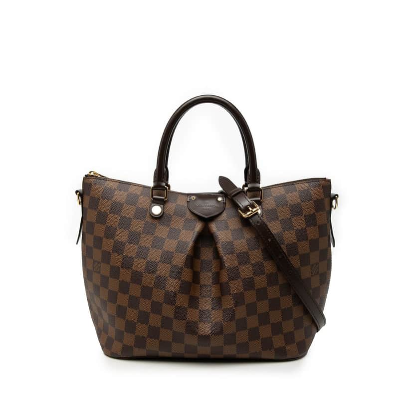 Louis Vuitton Damier Ebene Siena MM Brown Very good condition - Front View