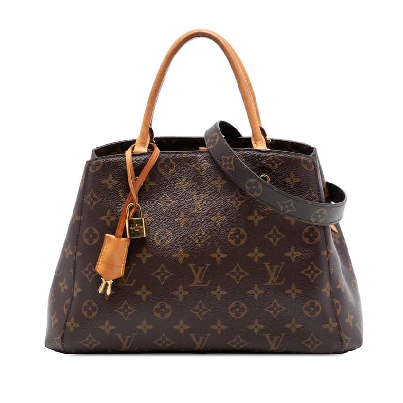 Louis Vuitton Monogram Montaigne MM Brown Very good condition - Front View