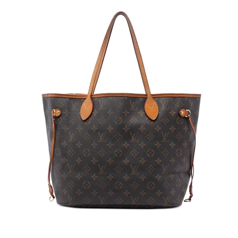 Louis Vuitton Monogram Neverfull MM Brown Very good condition - Front View
