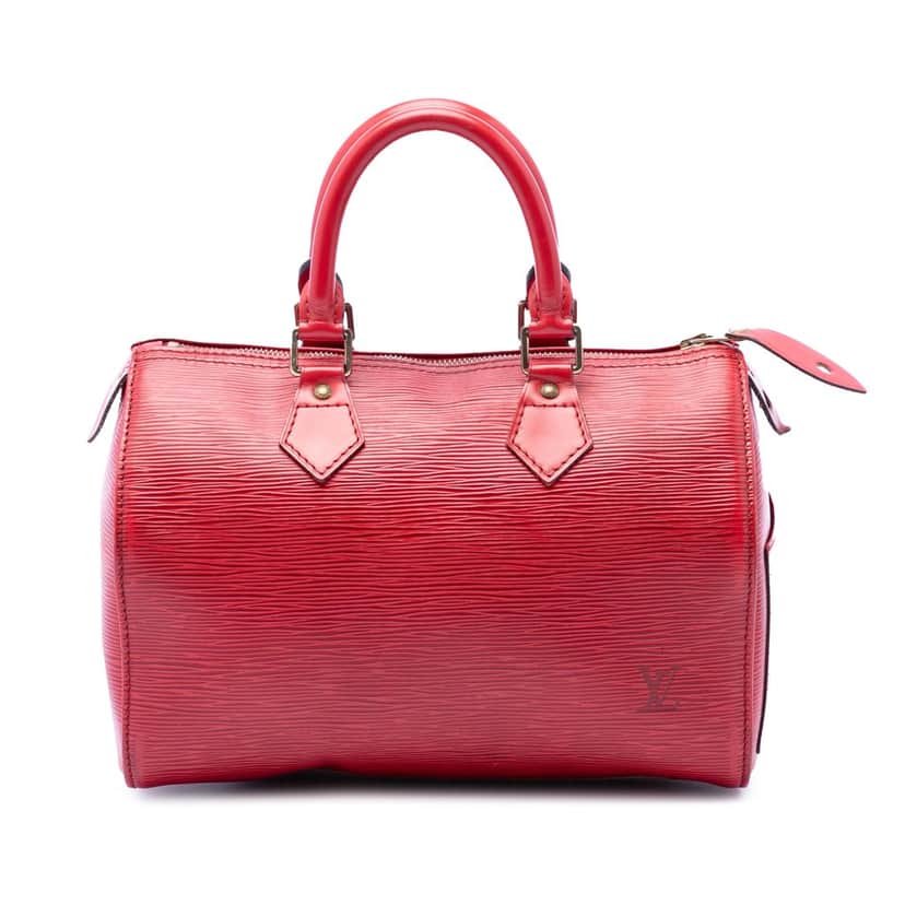 Louis Vuitton Epi Speedy 30 Red Leather Never worn, with tag - Front View