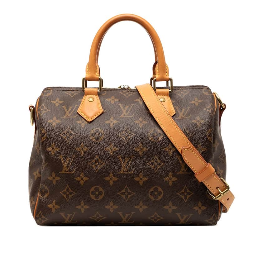 Louis Vuitton Monogram Speedy Bandouliere 25 Brown Good condition - Front View
