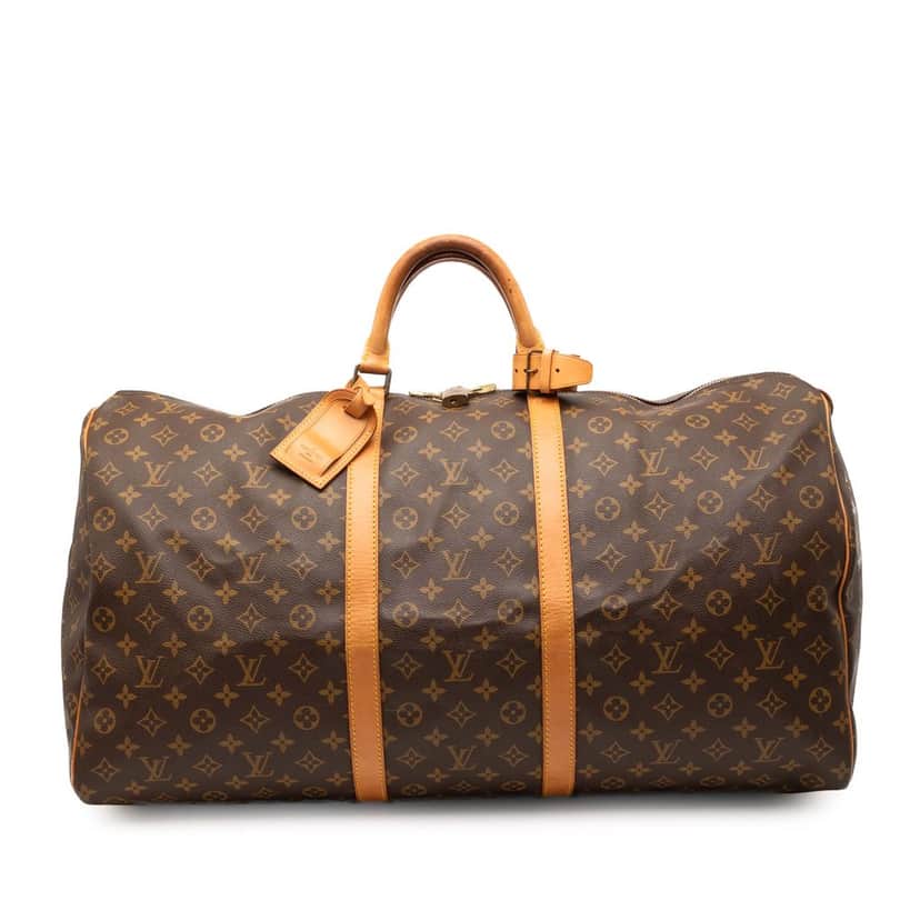 Louis Vuitton Monogram Keepall 60 Brown Very good condition - Front View