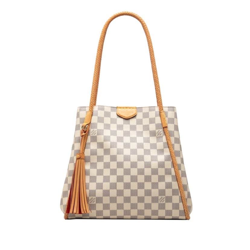 Louis Vuitton Damier Azur Propriano White Very good condition - Front View