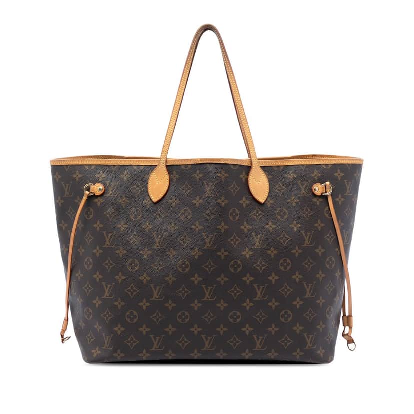 Louis Vuitton Monogram Neverfull GM Brown Very good condition - Front View