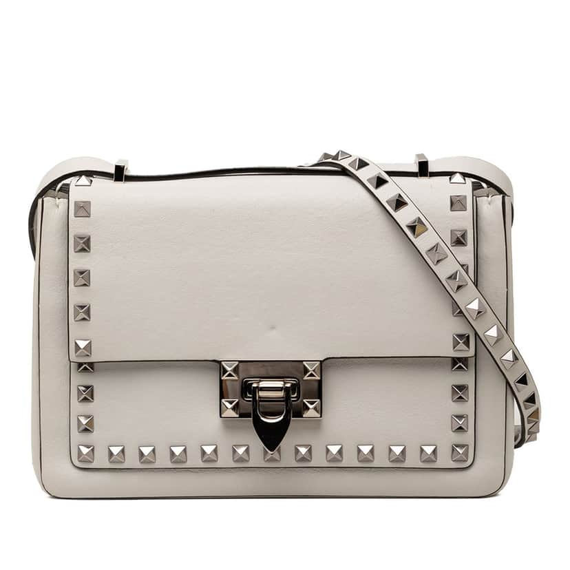 Valentino Leather Rockstud Flip Lock Crossbody Other Leather Very good condition - Front View