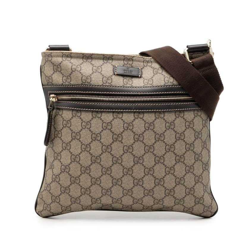 Gucci GG Supreme Crossbody Beige Very good condition - Front View