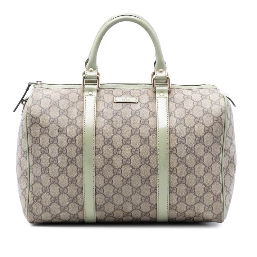 Gucci Medium GG Supreme Joy Boston Bag Beige Very good condition - Front View