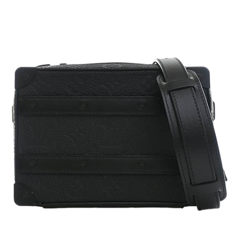 Louis Vuitton Monogram Taurillon Handle Soft Trunk Black Leather Very good condition - Front View