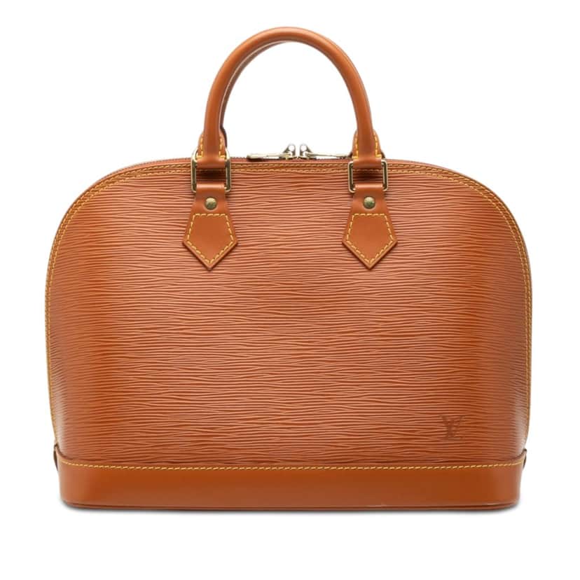 Louis Vuitton Epi Alma PM Brown Leather Very good condition - Front View