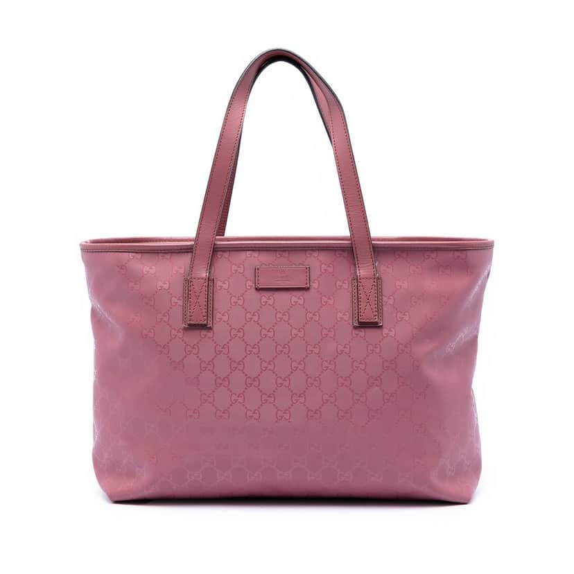 Gucci Medium GG Imprime Tote Pink Very good condition - Front View
