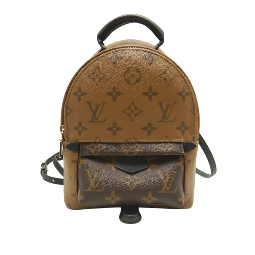 Louis Vuitton Monogram Reverse Mini Palm Springs Brown Very good condition - Front View