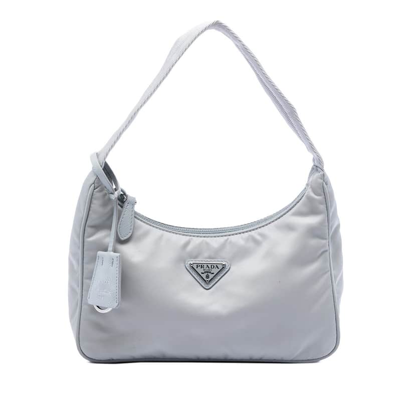 Prada Mini Re Nylon Re Edition 2000 Shoulder Bag Blue Very good condition - Front View