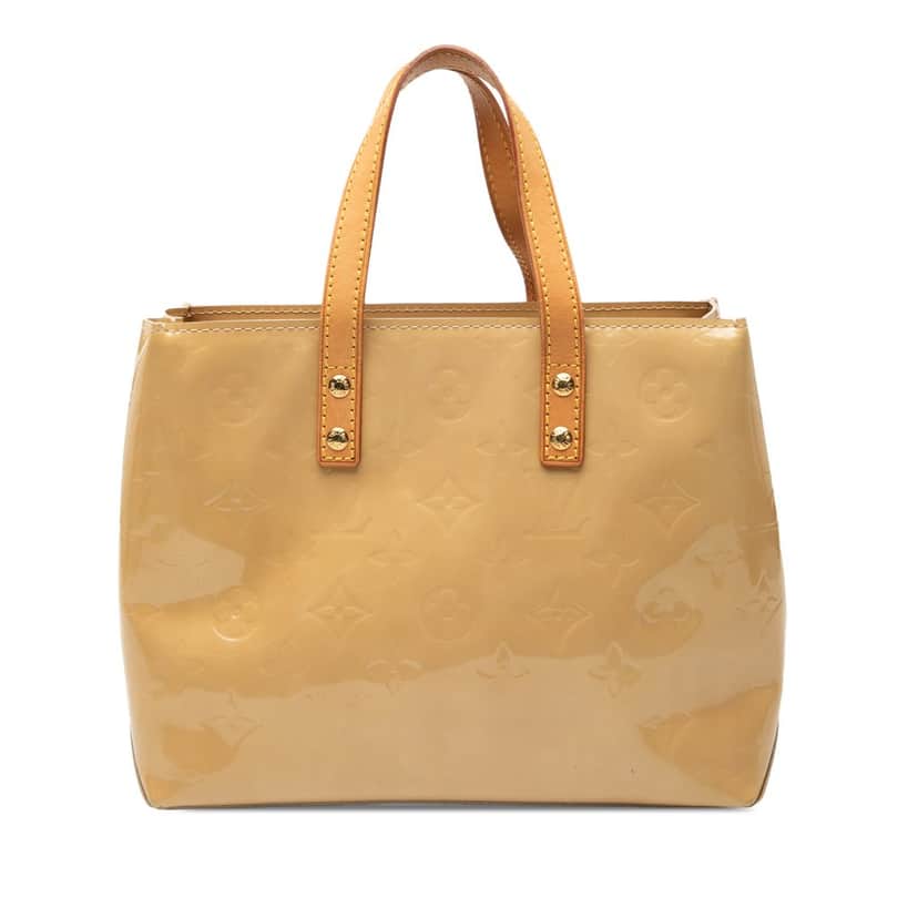 Louis Vuitton Monogram Vernis Reade PM Beige Leather Very good condition - Front View