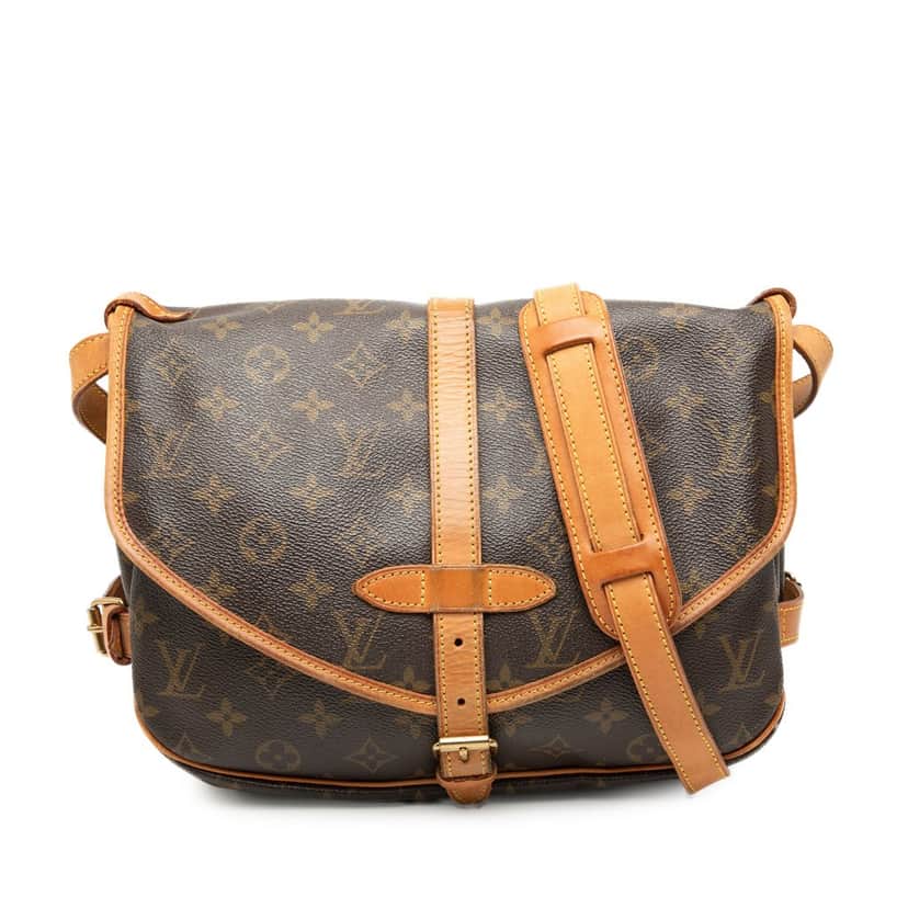 Louis Vuitton Monogram Saumur 30 Brown Very good condition - Front View