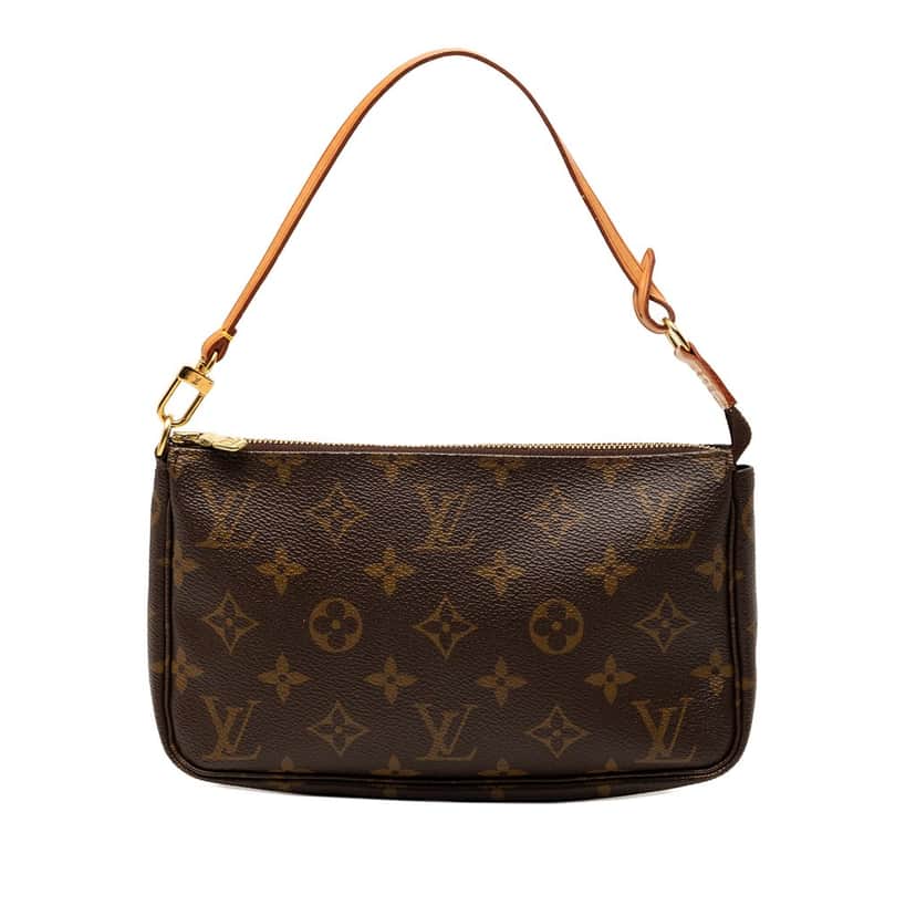 Louis Vuitton Monogram Pochette Accessoires Brown Very good condition - Front View