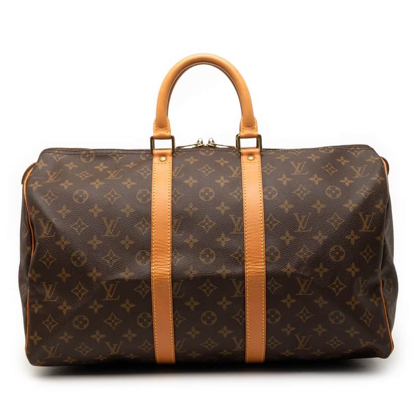 Louis Vuitton Monogram Keepall 45 Brown Very good condition - Front View