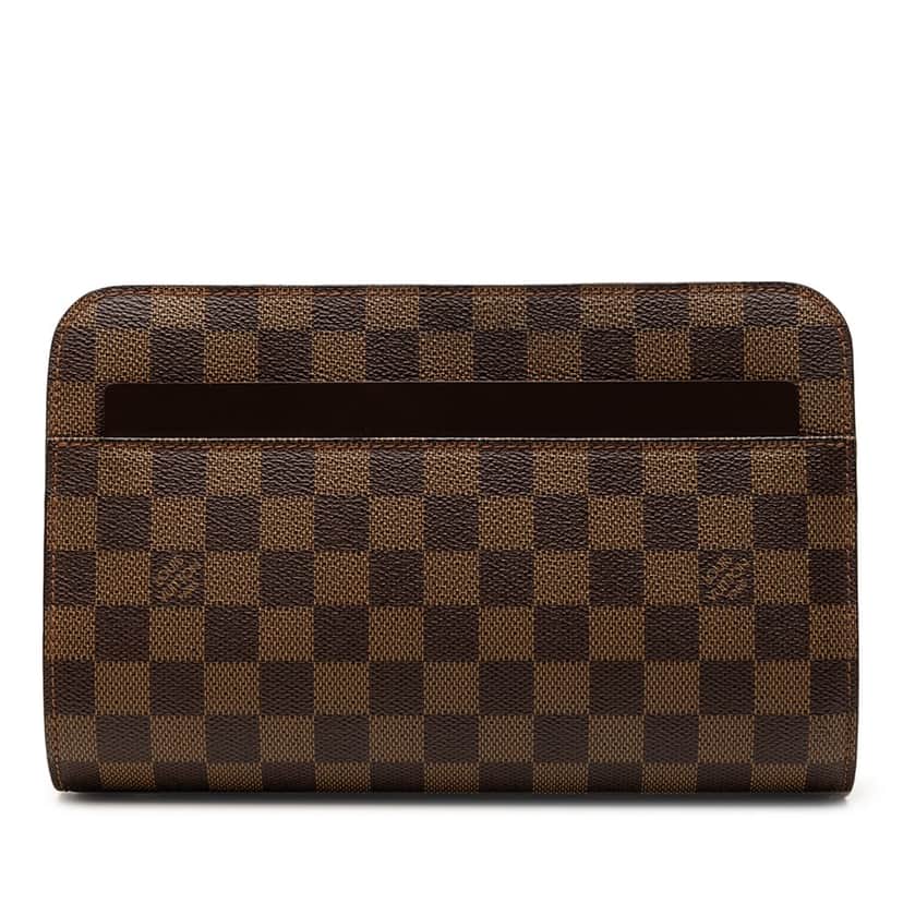 Louis Vuitton Damier Ebene Saint Louis Pochette Brown Very good condition - Front View