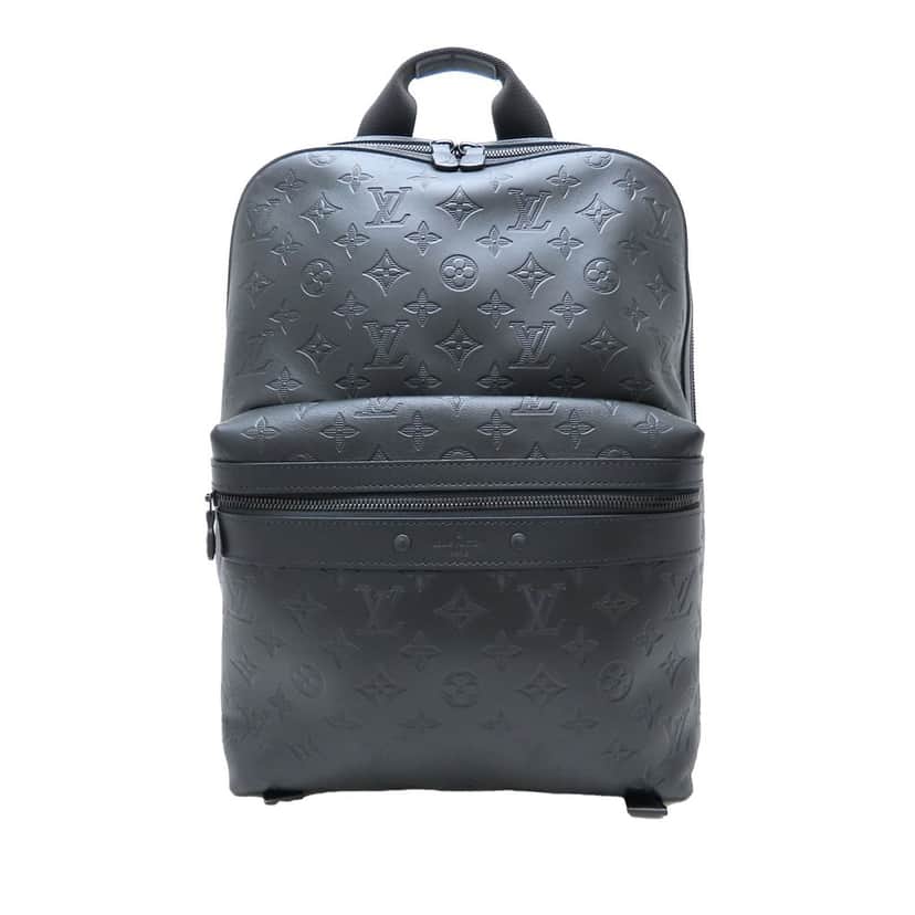 Louis Vuitton Monogram Shadow Sprinter Backpack Black Leather Very good condition - Front View