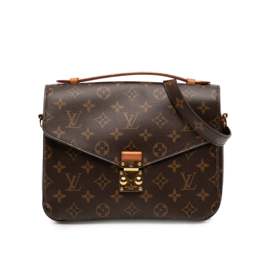 Louis Vuitton Monogram Pochette Metis Brown Very good condition - Front View
