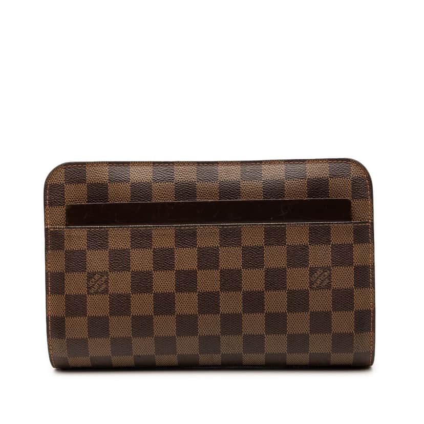 Louis Vuitton Damier Ebene Saint Louis Pochette Brown Good condition - Front View