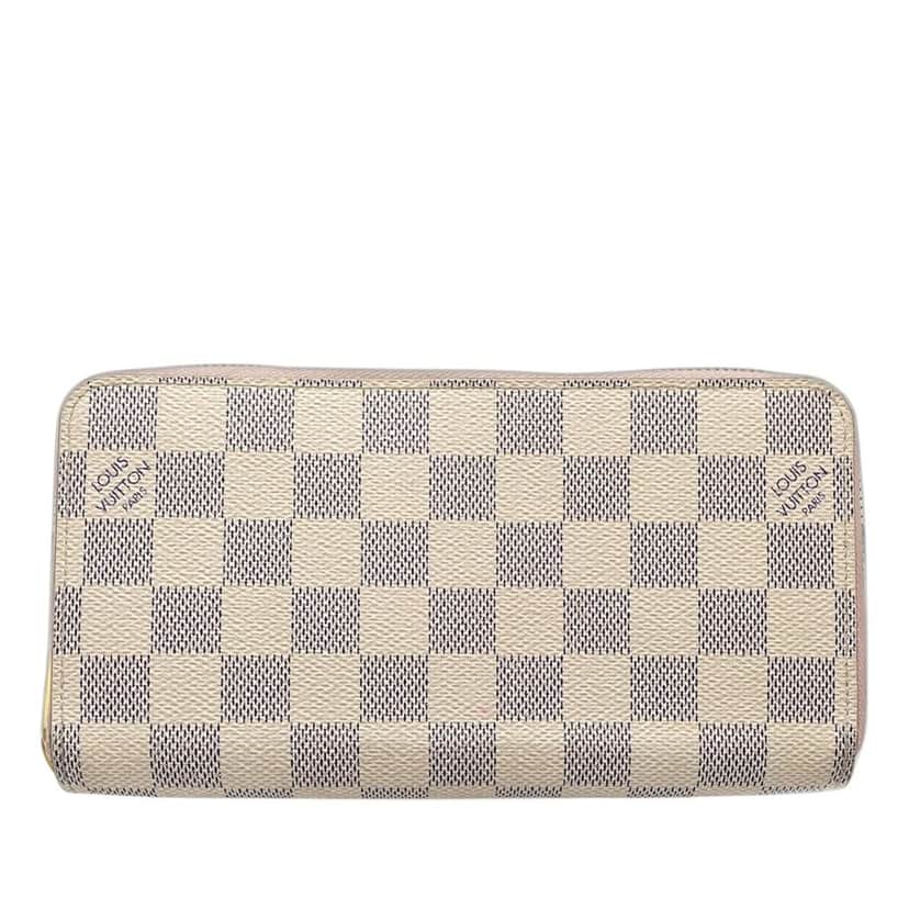 Louis Vuitton Damier Azur Zippy Wallet White Very good condition - Front View