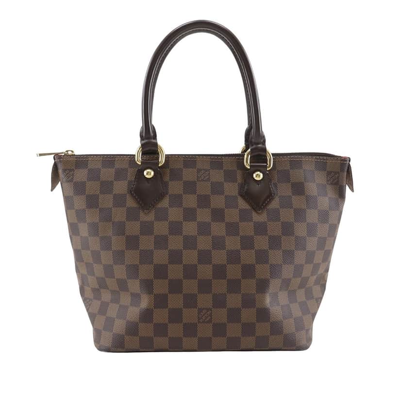Louis Vuitton Damier Ebene Saleya PM Brown Very good condition - Front View